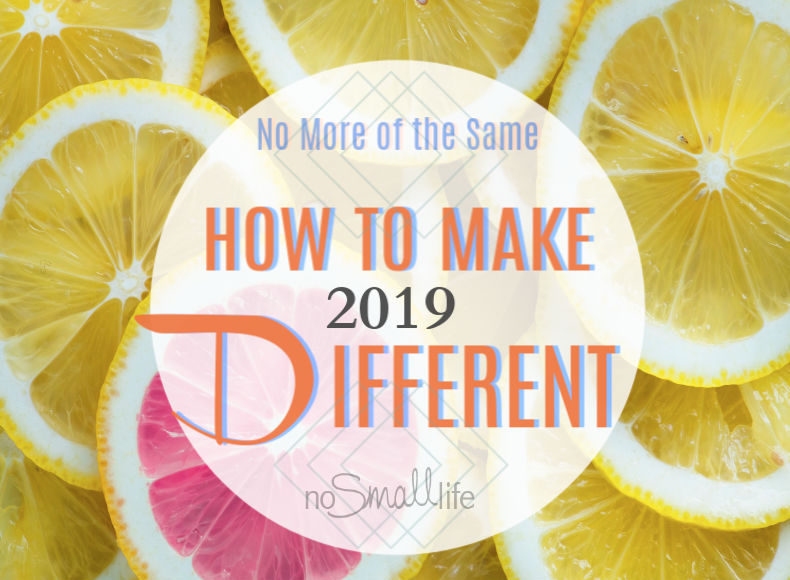 how to make this year different