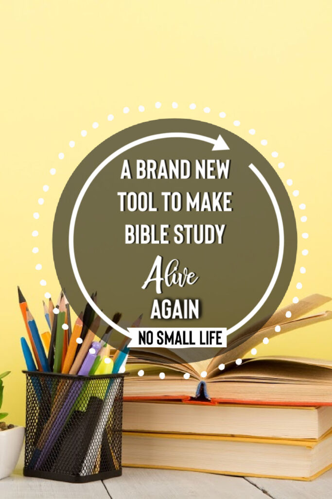 A brand new tool to make Bible study alive again-PINTEREST